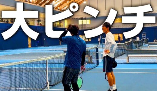 【テニス】vs全日本ベテラン！負けたら予選敗退のプレッシャーで、、？【カマたくCUP】【テニチャン！】【THE TENNIS CHAMP】【社会人チーム】【インカレ】【ダブルス】