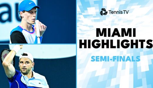 Dimitrov vs Zverev; Sinner Faces Medvedev | Miami 2024 Semi-Finals Highlights