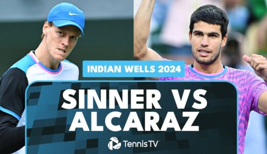THRILLING Jannik Sinner vs Carlos Alcaraz Match | Indian Wells 2024 Highlights