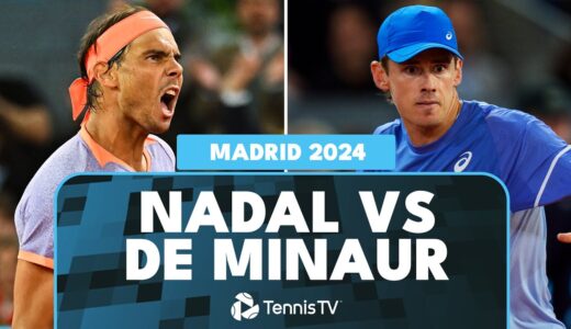 Stunning Rafael Nadal Win vs Alex De Minaur! | Madrid 2024 Highlights